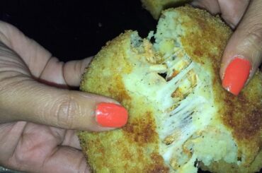 Pizza Cutlets Recipe | Kids Snacks Recipes | Homemade Crispy chicken pizza cutlets