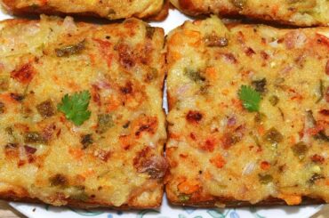 सूजी से बनाये टेस्टी और हेल्दी नाश्ता 10 मिनट में | Crispy Suji Bread Toast - Breakfast Recipe/Nasta