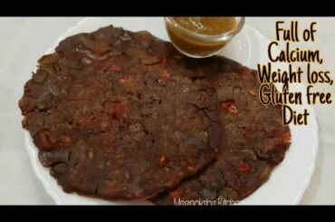 Full Of Calcium, Weight Loss Ragi Breakfast Recipe | रागी उत्तपम | Ragi Millet