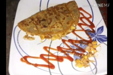 PIZZA PARATHA  | EASY INDIAN RECIPE  | LUNCH BOX IDEA FOR KIDS AND ADULTS | CHEESE STUFFED PARATHA