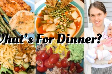 WHATS FOR DINNER!? | FIVE EASY FAMILY MEALS