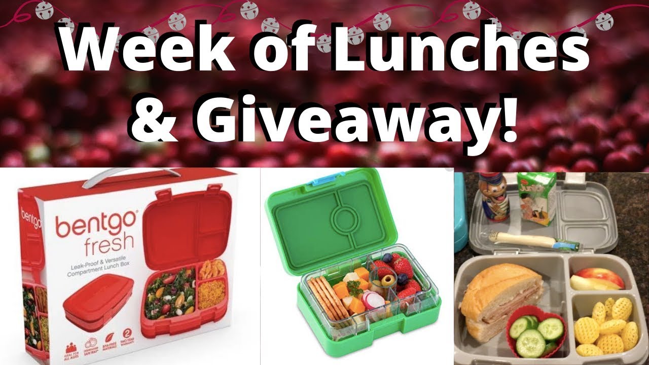 Week of School Lunches December 2019 – School Lunch ideas – *Closed* Holiday Giveaway! Week of School Lunches December 2019 - School Lunch ideas - *Closed* Holiday Giveaway!