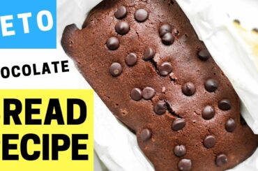 Chocolate Keto Bread Loaf | EASY LOW CARB Chocolate Bread Recipe For The Keto Diet