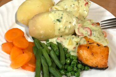 A Simple Dinner Idea//Salmon And Potatoes