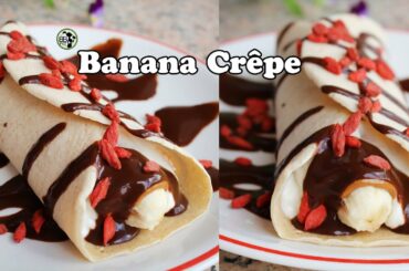 How I do Banan Crepes for Breakfast | Ricetta Fitness | Healthy Food Recipes | bb fit