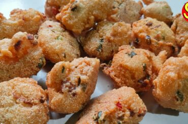 suji ke pakode पकौड़ी रेसिपी suji recipe for breakfast|nasta recipes|snacks recipe with suji at home