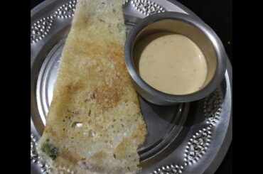Rava Dosa Recipe / Healthy Tiffin Items / Morning Breakfast Recipes / Night Dinner Recipes in Tamil