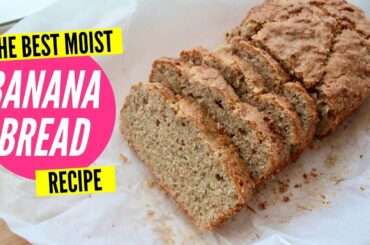 How to Make Healthy Banana Bread Moist with a Crispy Top