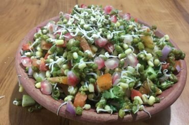 Mung Bean Sprouts Salad|Healthy Sprouts Salad Recipe|Sprouts Salad For Diet|Weight Loss Recipe