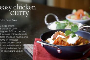 Slimming World easy chicken curry recipe - FREE
