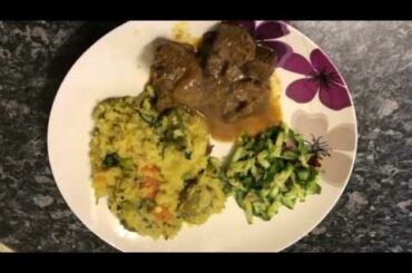 Easy and Healthy Brunch recipe: Easy vegetable khichuri with Salad