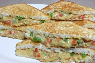 Chicken Cheese Sandwich Recipe | Tasty And Easy Sandwiches Recipe | Best Snack & Breakfast Recipe