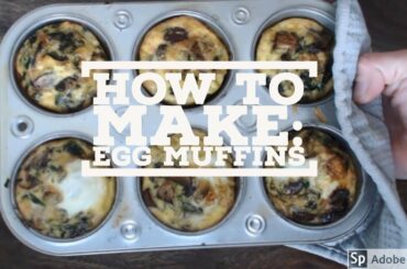 High Protein Egg Muffins | Quick Easy Breakfast Recipe | Healthy Meal Prep