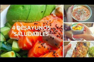 IDEAS DE DESAYUNOS SALUDABLES / RECETAS SALUDABLES  / HEALTHY BREAKFAST IDEA