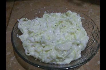 How to Make Cabbage Coleslaw  Salad Recipe cooking with saima
