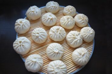 [Helen's Food] How to make steamed BUNs pork and cabbage weekend family healthy dinner recipes