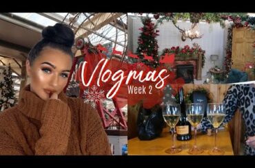 VLOGMAS WEEK 2 | WEDDING, GARDEN CENTRE, MEAL IDEAS + MORE