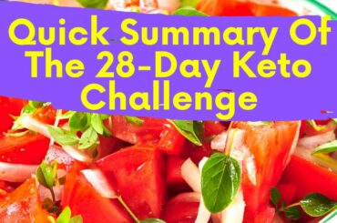 Quick summary of the 28 day keto challenge | Healthy Weight Loss