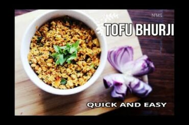 Tofu bhurji recipe | how to make tofu bhurji | low calorie recipe | healthy recipe