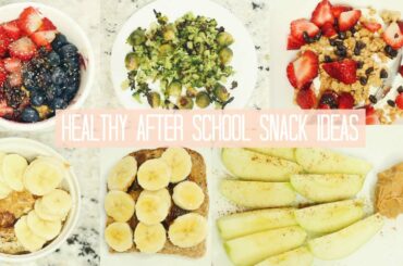 6 HEALTHY SNACK IDEAS FOR AFTER SCHOOL: Açai Bowl, Oatmeal, Ezekiel Toast... | Kaela Kilfoil