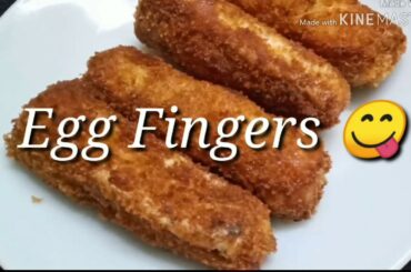 Crunchy Egg Fingers | Easy Egg Starter | Quick and Easy Snacks Recipe