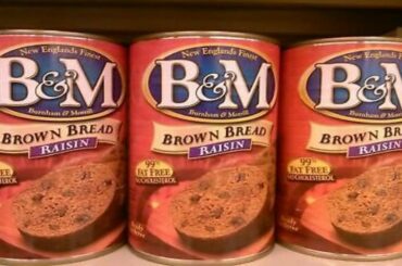 (3) B&M Canned Brown Raisin Breads. Burnham & Morrill B & M 16oz Ready To Serve,#B&M BREAD, #B&M