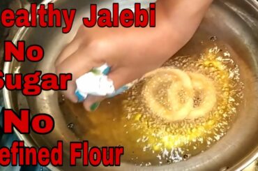 Healthy Dessert Jalebi Recipe| No Refined Flour No Sugar Dssert |Mom's Corner India