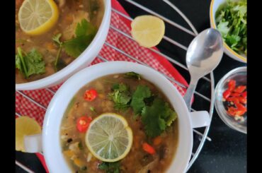 Quick Lemon Coriander Soup | Best soup recipe for winters | Healthy soups with zero effort