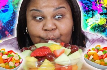SALAD WEEK DAY 5| fruit cocktail| mukbang| fruit salad recipe| OUR LAST DAY