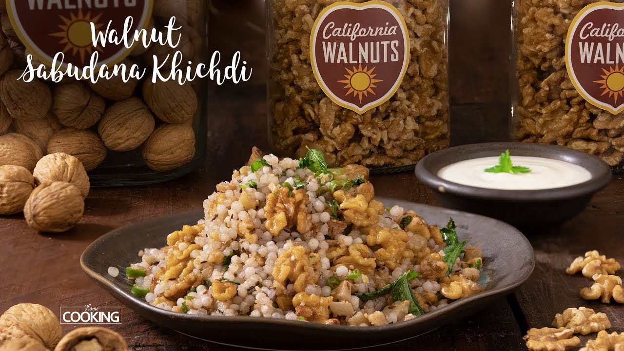 Walnut Sabudana Khichdi | Virat Recipes | Healthy Reicpes Walnut Sabudana Khichdi | Virat Recipes | Healthy Reicpes