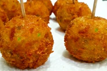 குழந்தைகளுக்கு பிடித்த மொறு மொறு உருளைக்கிழங்கு lollipop ||potato lollipop recipes