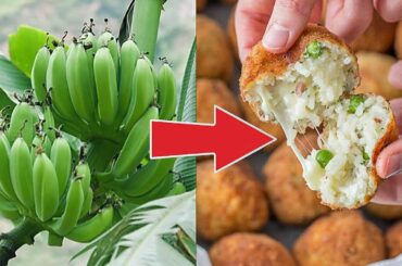 Rexona's Tasty  Unripe Banana Snack Recipe | কাঁচকলার বড়ার রেসিপি