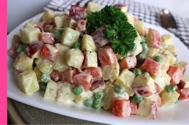 Russian Salad Recipe| Best for all Parties Dawath | Healthy and Tasty |Cook With Malaika