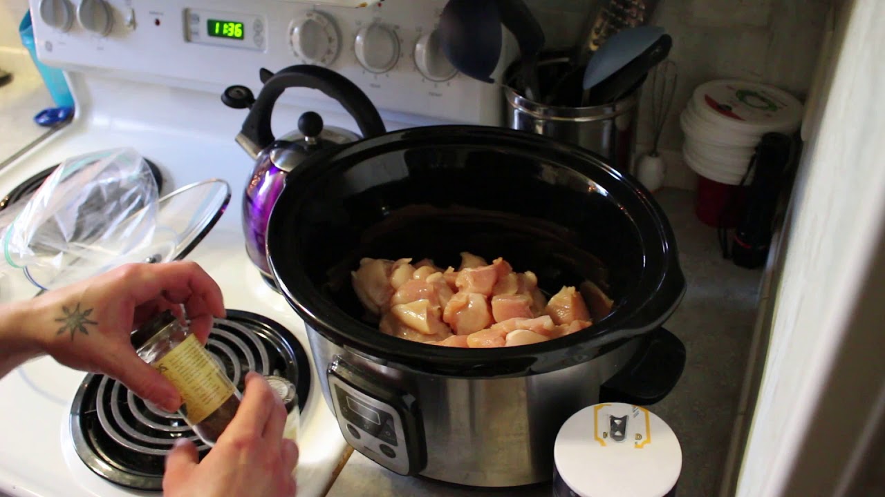 Eating Healthy ~ BBQ Chicken in Crock Pot Slow Cooker Eating Healthy ~ BBQ Chicken in Crock Pot Slow Cooker