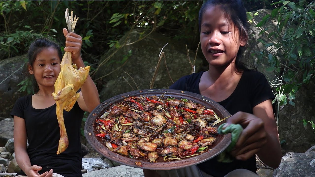 Cooking Chicken with Peppers for Food forest – Chicken recipes for Lunch food ideas Ep 75 Cooking Chicken with Peppers for Food forest - Chicken recipes for Lunch food ideas Ep 75