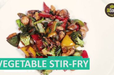 Vegetable Stir-Fry | Vegetarian Olive Oil Recipes | Disano Olive Oil | Mixed Veg | Healthy Recipes