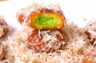 Delicious and Crispy Sweet Pockets with Bread | Surprise Sweet Stuff Inside Crispy Balls | Live Food