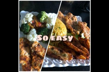 4 healthy recipes وصفات في طبق واحد لذيد وسهل سمك بطريقة صحية/خضر/بطاطس في الفرن/ ارز