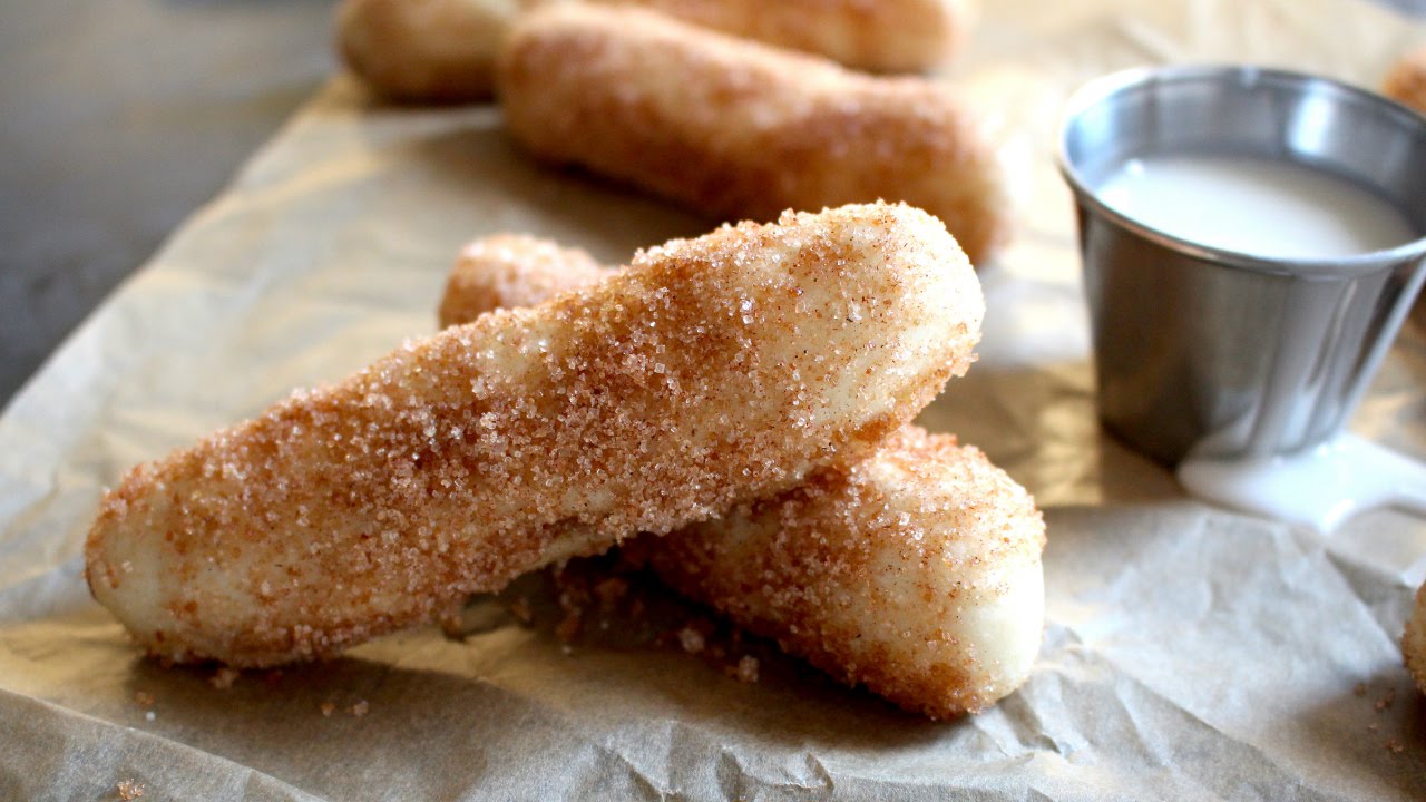 Fluffy Cinnamon Bread Sticks with Dipping Sauce Fluffy Cinnamon Bread Sticks with Dipping Sauce