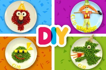 4 FAMILY-FRIENDLY Food Art Snacks you'll love | Healthy-n-Yummy | DIY Labs
