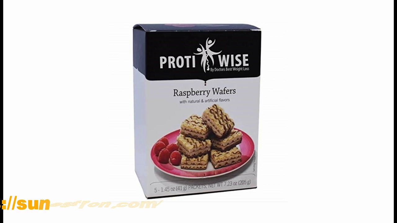ProtiWise – High Protein Diet Bar | Raspberry Wafers | Low Calorie, Low Fat, Low Sugar (5/Box) ProtiWise - High Protein Diet Bar | Raspberry Wafers | Low Calorie, Low Fat, Low Sugar (5/Box)