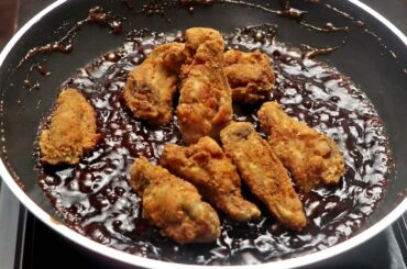 Street Style Barbeque Chicken Wings - Crispy BBQ Chicken Wings Recipe