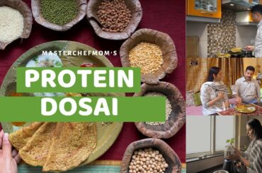 Protein Dosai | Protein Dosa| Healthy Dosa Batter Recipe | Instant Dosa Recipe| Masterchefmom
