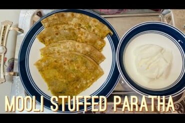 Muli stuffed paratha | homemade | by healthy cooking with sidra | breakfast