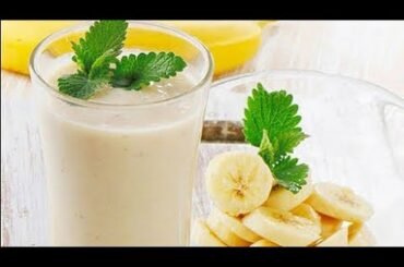 Banana milkshake / summer healthy drink / mind refreshing drink by Dipika's recipes