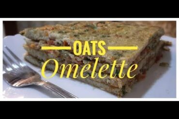 Oats Omelette/Weight Loss Recipe/Healthy Breakfast in 5 Minutes/Diet Food/Easy Bachelor's Recipe
