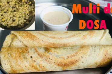 Healthy and tasty Dosa |Multi grain Dosa | Crispy Dosa | Instant morning breakfast idea |