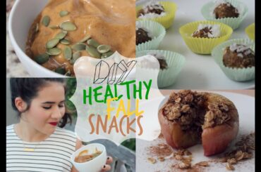 Healthy Snack Ideas for Fall! ♡