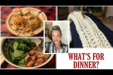 WHAT'S FOR DINNER  & DESSERT / DINNER IDEAS ON A BUDGET  / JALAPENO POPPER CHICKEN CASSEROLE