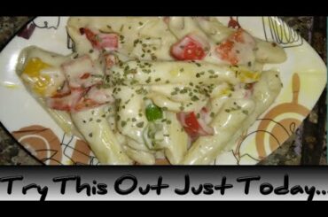 Pure And Healthy White Sauce Pasta Instantly At Home.. By Kiran Maheshwari..